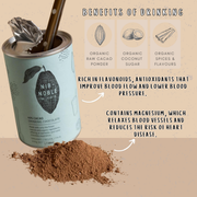 200g Nib + Noble Organic Drinking Chocolate 40% Cacao