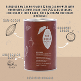 200g Nib + Noble Organic Drinking Chocolate 65% Dark