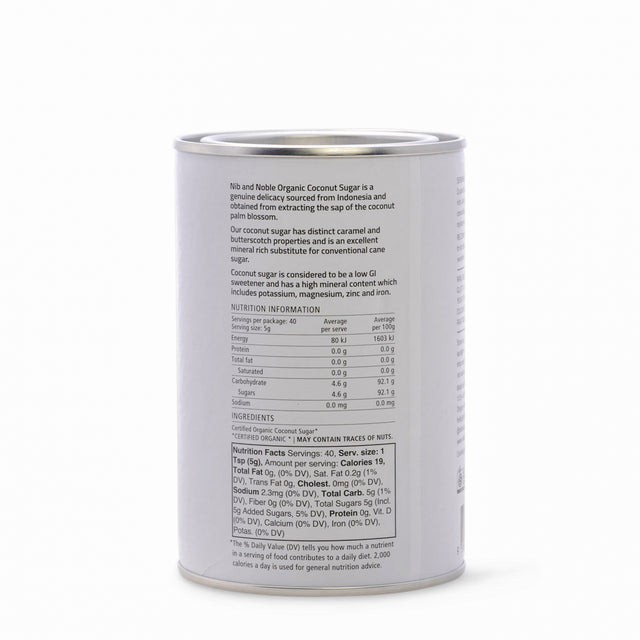 200g Nib + Noble Organic Coconut Sugar