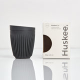Huskee Cup with Lid - 8oz Charcoal Tone