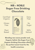 200g Nib + Noble Organic Drinking Chocolate Sugar Free