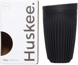 Huskee Cup with Lid - 12oz Charcoal Tone