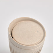 Huskee Cup with Lid - 8oz Natural Tone